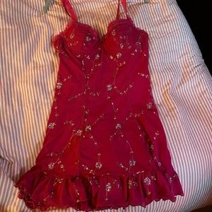 Sugar Thrillz Bustier Ruffle Dress